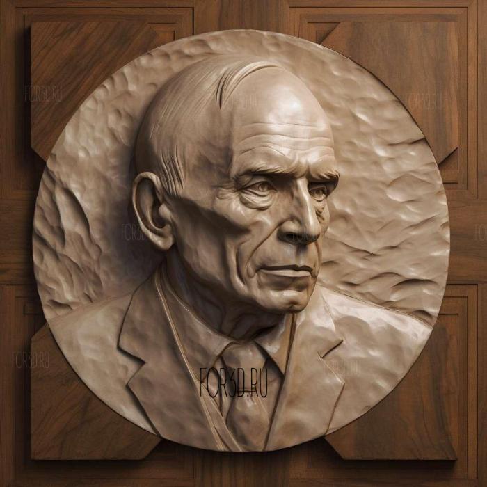 Bela Bartok 4 stl model for CNC